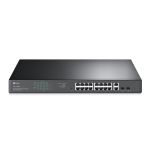 TP-LINK JETSTREAM 16-PORT GIGABIT EASY SMART POE+ SWITCH WITH 2 SFP SLOTS TL-SG1218MPE