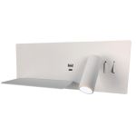 ΦΩΤΙΣΤΙΚΟ ΤΟΙΧΟΥ ΛΕΥΚΟ 3W+8W/LED 3000k  230V  W300xD115xH120mm MY LIGHTS IRIS