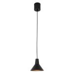 ΦΩΤΙΣΤΙΚΟ ΟΡΟΦΗΣ ΜΑΥΡΟ 5W 3000k 230V D140xH140(1500)mm 1.5M ΚΑΛΩΔΙΟ MY LIGHTS IRIS