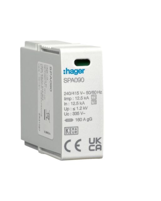 ΦΥΣΙΓΓΙ ΑΠΑΓΩΓΟΥ ΥΠΕΡΤΑΣΗΣ T1+T2 12,5kA ΦΑΣΗΣ ΓΙΑ SPA9xx
