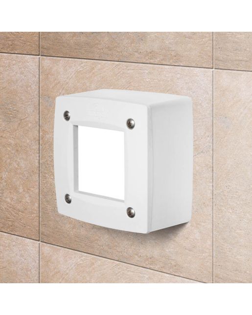 EXTRALETI 100 SQUARE ΦΩΤΙΣΤΙΚΟ ΕΠΙΤΟΙΧΟ ΤΕΤΡΑΓΩΝΟ LED 3W GΧ53 4000K ΛΕΥΚΟ IP66 120x120x64 3S1.000.000.WYG1L