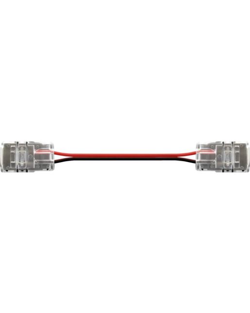 ΣΥΝΔΕΣΜΟΣ ΤΑΙΝΙΑΣ LED ΕΝΔΙΑΜΕΣΟΣ 10mm ΜΕ ΚΑΛΩΔΙΟ 15cm ΔΙΑΦΑΝΟΣ