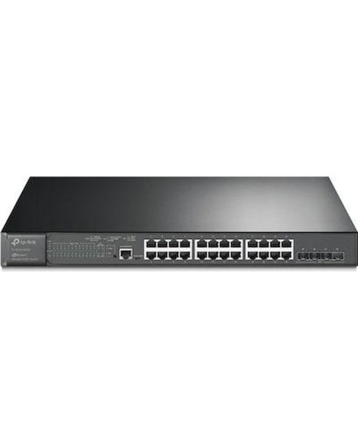TP-LINK TL-SG3428XMP JETSTREAM™ 24-PORT GIGABIT AND 4-PORT 10GE SFP+ L2+ MANAGED SWITCH WITH 24-PORT POE+