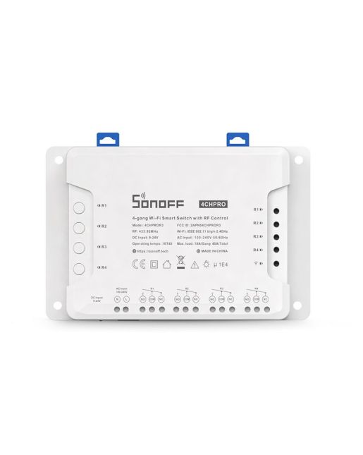 SONOFF SMART ΔΙΑΚΟΠΤΗΣ ΤΕΣΣΑΡΩΝ ΘΕΣΕΩΝ 4CHPROR3 DIY Wi-Fi 40A 8800W ΛΕΥΚΟΣ 145x90x34mm 241gr