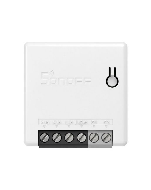 SONOFF ΔΙΑΚΟΠΤΗΣ SMART ZBMINI Zigbee TWO WAY DIY 10A 2200W ΛΕΥΚΟΣ 42,6x42,6x20mm 36gr