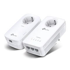TP-LINK AV1300 POWERLINE ΔΙΠΛΟ ΓΙΑ ΑΣΥΡΜΑΤΗ ΣΥΝΔΕΣΗ WI-FI 5 ΜΕ PASSTHROUGH ΠΡΙΖΑ ΚΑΙ 3 ΘΥΡΕΣ GIGABIT ETHERNET