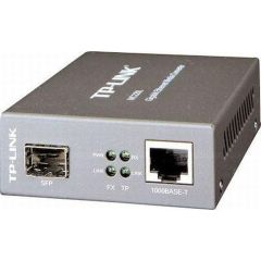 TP-LINK MC220L 1000MBPS RJ45 TO 1000MBPS SFP SLOT SUPPORTING MINIGBIC MODULES, CHASSIS TL-MC1400 RACK-MOUNTABLE