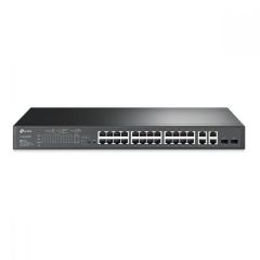 TP-LINK TL-SL2428P JETSTREAM™ 24-PORT 10 100 MBPS + 4-PORT GIGABIT SMART SWITCH WITH 24-PORT POE+