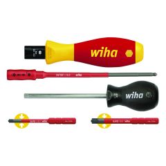 ΣΕΤ ΚΑΤΣΑΒΙΔΙΑ ΜΕ ΜΥΤΕΣ WIHA TORQUEVARIO®-S ELECTRIC PLUSMINUS/POZIDRIV VARIABLY ADJUSTABLE TORQUE LIMIT 5-PCS.
