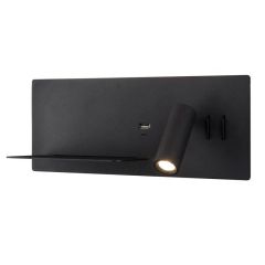 ΦΩΤΙΣΤΙΚΟ ΤΟΙΧΟΥ ΜΑΥΡΟ 3W+8W/LED 3000k  230V  W300xD115xH120mm MY LIGHTS IRIS