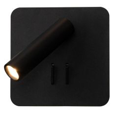 ΦΩΤΙΣΤΙΚΟ ΤΟΙΧΟΥ  ΜΑΥΡΟ  3W+6W / LED  3000k 230V  130 x 130 x D63mm MY LIGHTS IRIS