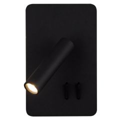 ΦΩΤΙΣΤΙΚΟ ΤΟΙΧΟΥ  ΜΑΥΡΟ  3W+6W / LED  3000k 220-240V H180 x W115 x D73mm  MY LIGHTS IRIS