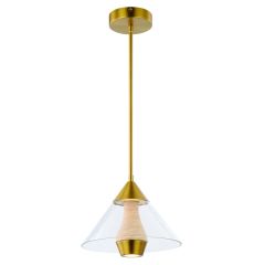 ΦΩΤΙΣΤΙΚΟ ΚΡΕΜΑΣΤΟ ΧΑΛΚΙΝΟ 3000Κ 10W DIM 30.5*H25.3CM MY LIGHTS AMALIA