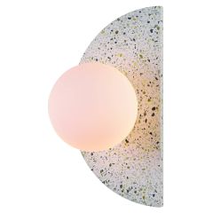 ΦΩΤΙΣΤΙΚΟ TOIXOY MATT ΛΕΥΚΟ 1 xG9 Max LED 4W DIM W27.8xH13.9xE15.7CM MY LIGHTS AMALIA