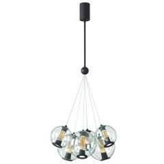 ΦΩΤΙΣΤΙΚΟ ΚΡΕΜΑΣΤΟ  ΚΑΦΕ/ΧΡΥΣΟ 3000Κ 39W  DIM D57.4xH73.8CM MY LIGHTS AMALIA