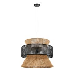 ΦΩΤΙΣΤΙΚΟ ΚΡΕΜΑΣΤΟ  BROWN LIGHT/BROWN/CREAM E27 DIM 500*H400MM MY LIGHTS VORIA
